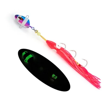 Deep-Sea Boat Fishing Artificial Hard Bait Metal Jig Slow-Rolling Luminous 100g-300g With Hooks – Metal Jig – view 4