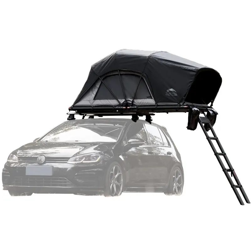 Wild Land Entry Level Cheap Aluminium Tent Car Roof Top Tent 2 Person Light Weight 4WD Outdoors Car Roof Top Tent for Camping