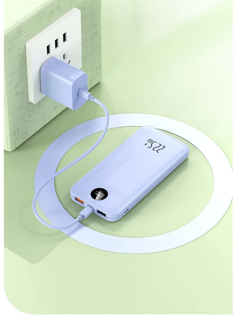 Cheap Price Real 22.5W Fast Charge Powerbank 10000mAh Power Charger Quick Charged Colorful Power Bank