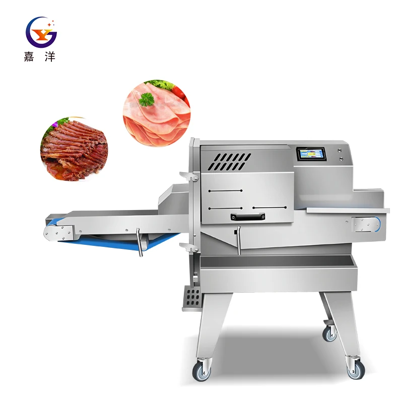Multifunctional Cured Meat Fish Bacon Slicer New Deli Slicing Machine for Cooking Pork Sausage Steak Bacon Cutting-Electric