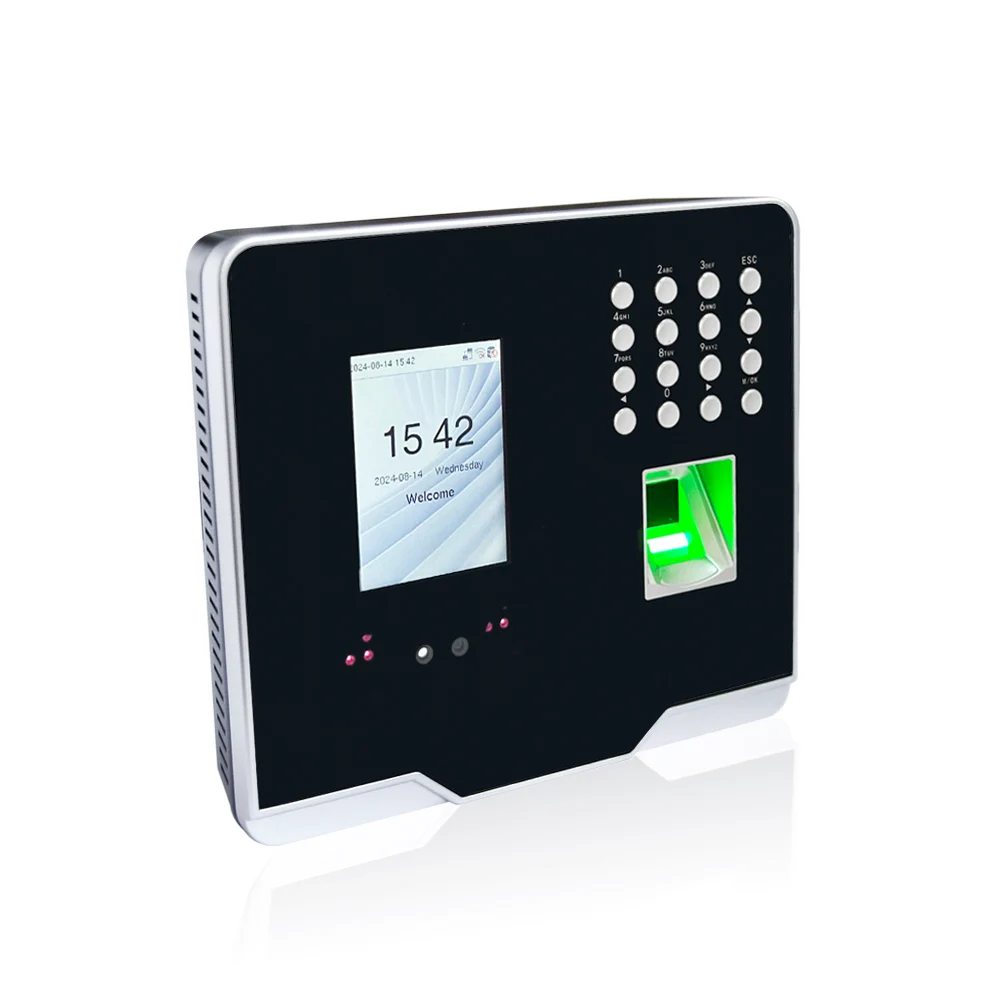 Webserver Cloud Software with Payroll 1500 Users 2000 Fingerprint Face Recognition Verification Time Attendance Device