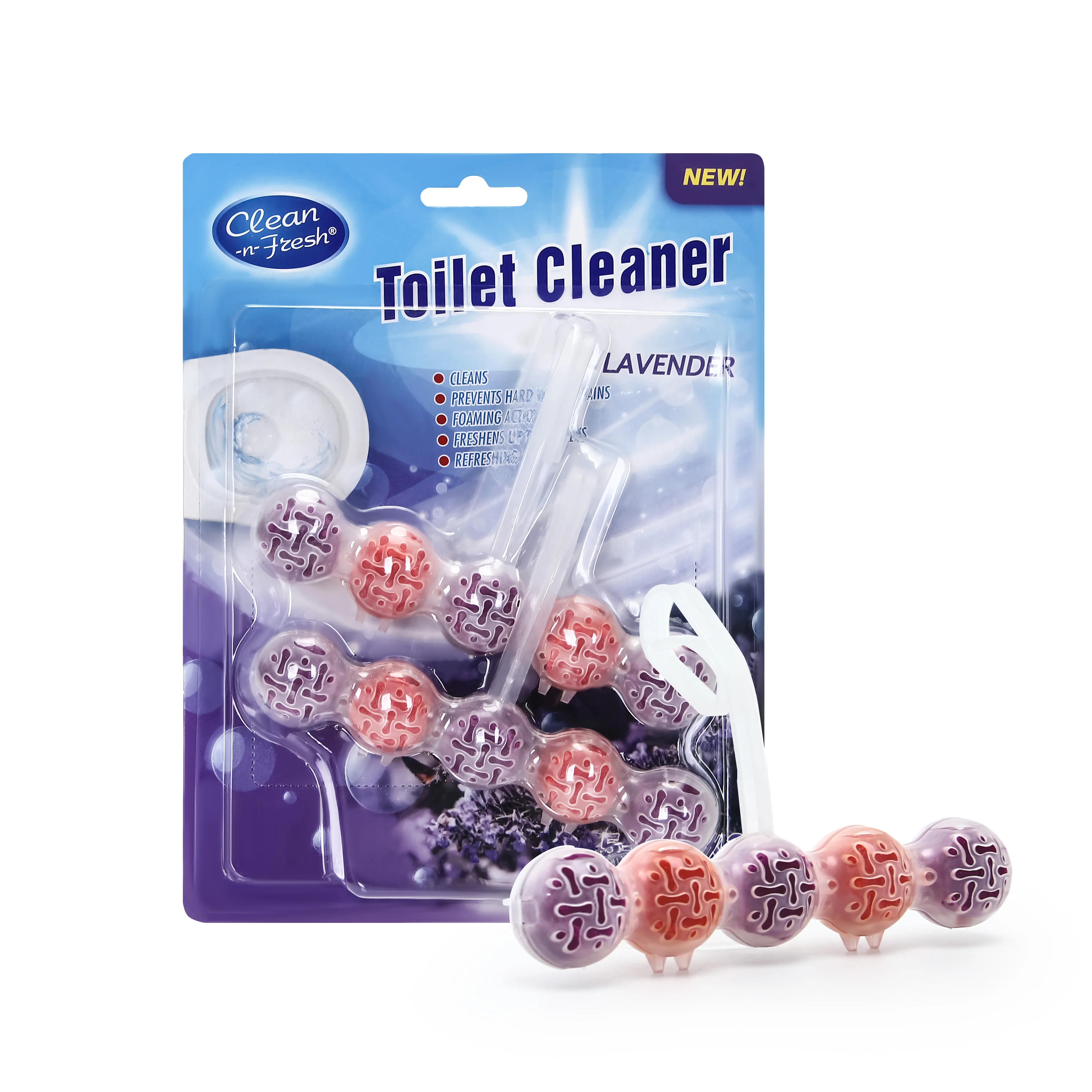 Cleans And Freshens Toilet Bowl 4in1 Rim Hanger Toilet Bowl Cleaner