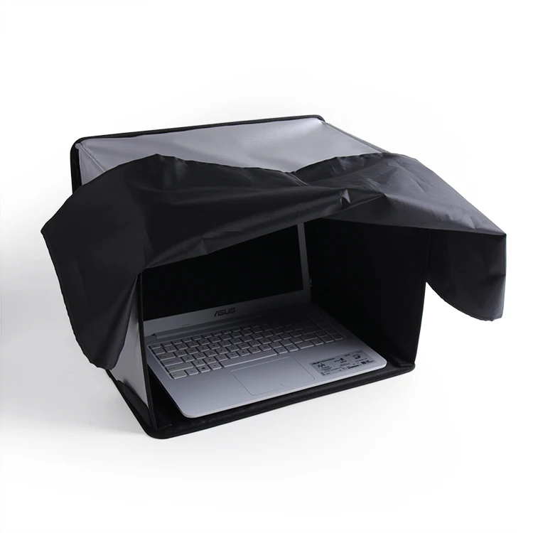 Customized Travel Camping Weather Protecting Carrying Case Glare Screen Hood Shield Foldable and Portable Laptop Sun Shade