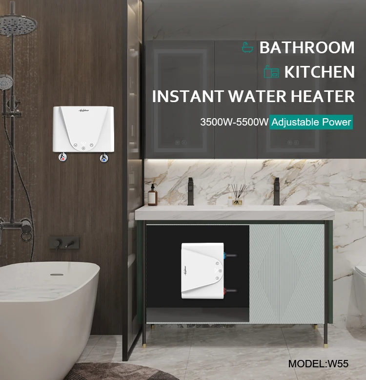 Cast Aluminum Heating Element Tankless 220v 5.5kw Small Kitchen Treasure Buy Cheap Instant