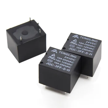 T73 Jqc-3ff-s-h 24vdc 10a Miniature Pcb Relay 24 Volt Dc Relays Factory ...