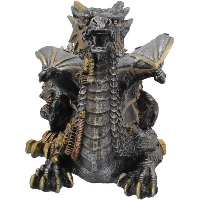 Resin Dragon Guardian of the Grapes Wine Bottle Holder