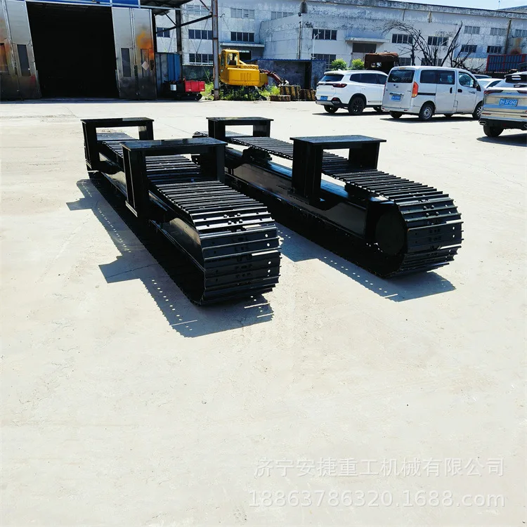 1000kg Electric Remote Control Tracked Robot Chassis Rubber Crawler Undercarriage