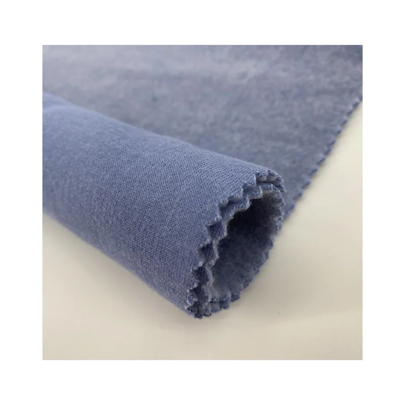 Оптовая продажа от производителя 80/20 хлопок/полиэтиленовая махровая флисовая ткань для спортивной