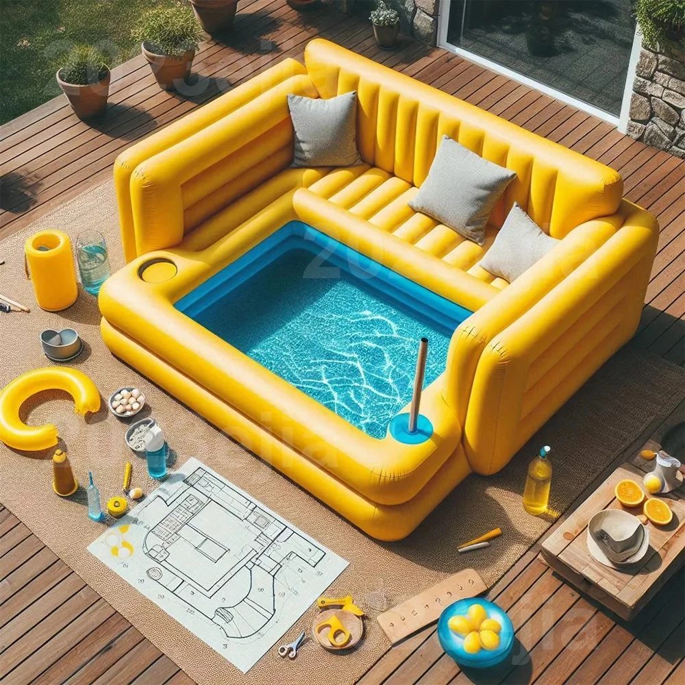 Inflatable Sofa Pool - Perfect for Family Fun and Relaxation
