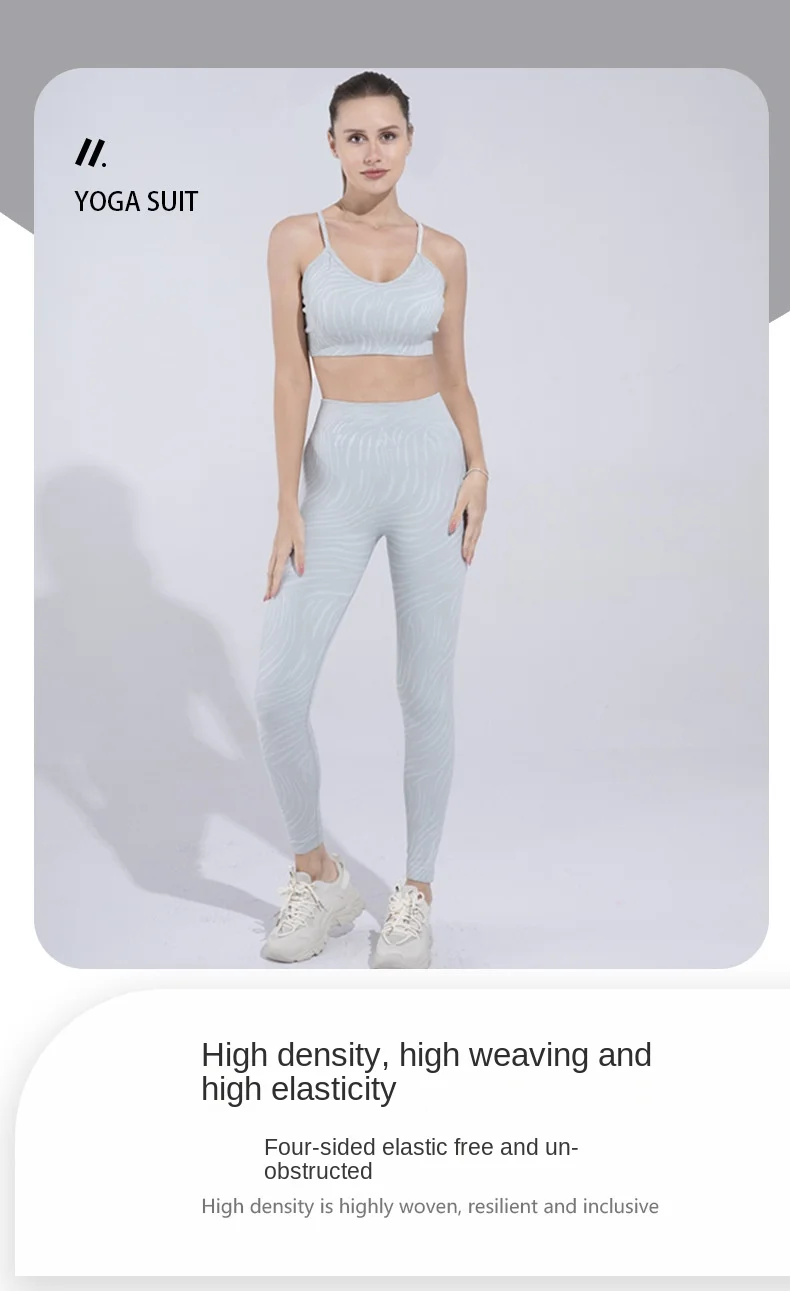 Seamless Exercise Camisole Top Short Sleeve High Waist 4 Piece Set Yoga