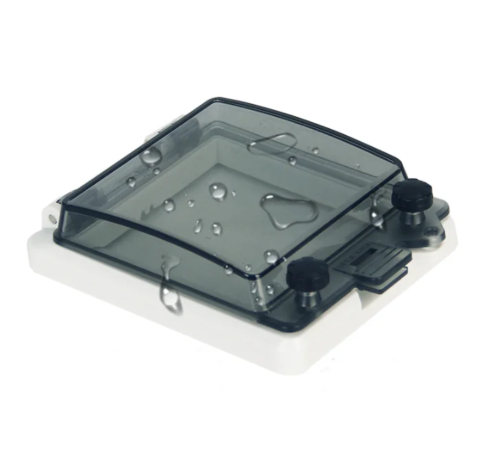 IP67 PC 2-18 Way Transparent Waterproof protection Distribution Box Window Cover