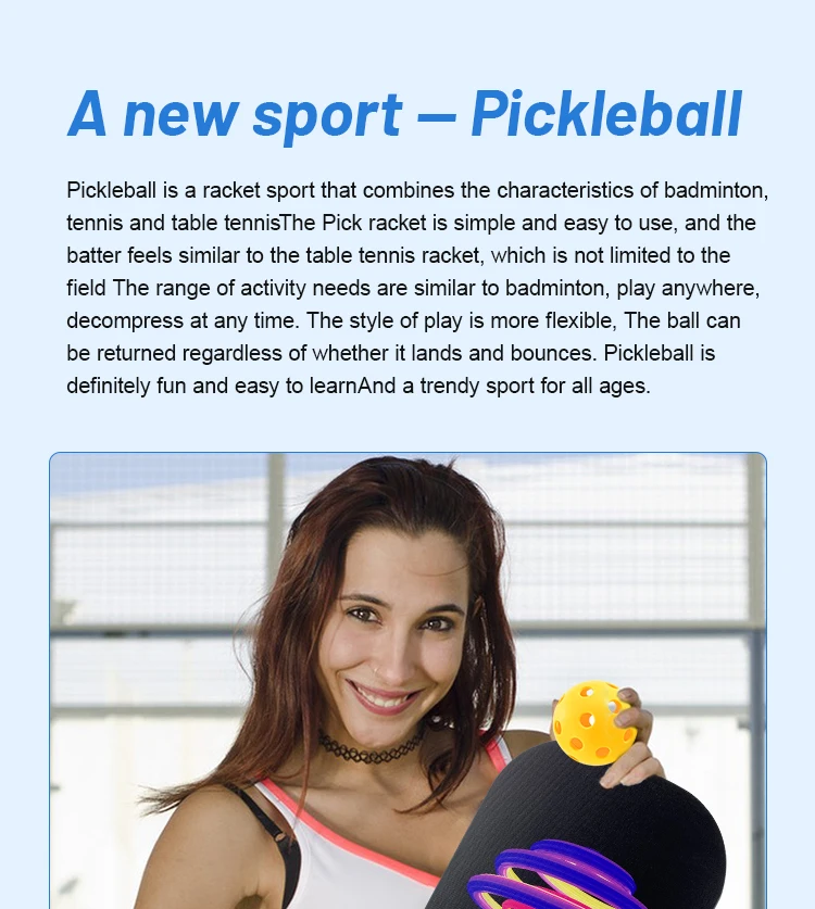 Professional Pickleball Racket Glass Fiber Pickleball Paddle Racket Hot ...