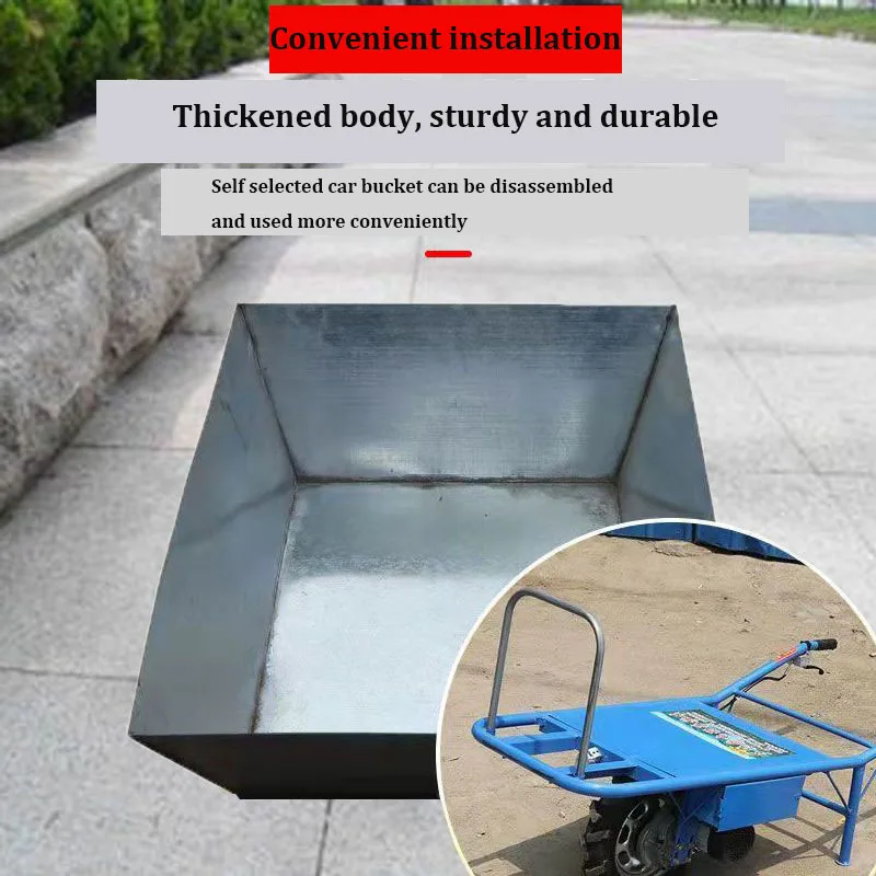 Gasoline Engine/electric Heavy Duty Wheel Barrow Motorized Power