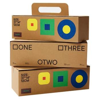 Handheld Corrugated Paper Box Customization Environmentally Friendly Material Gift Box Customization Batch Printing