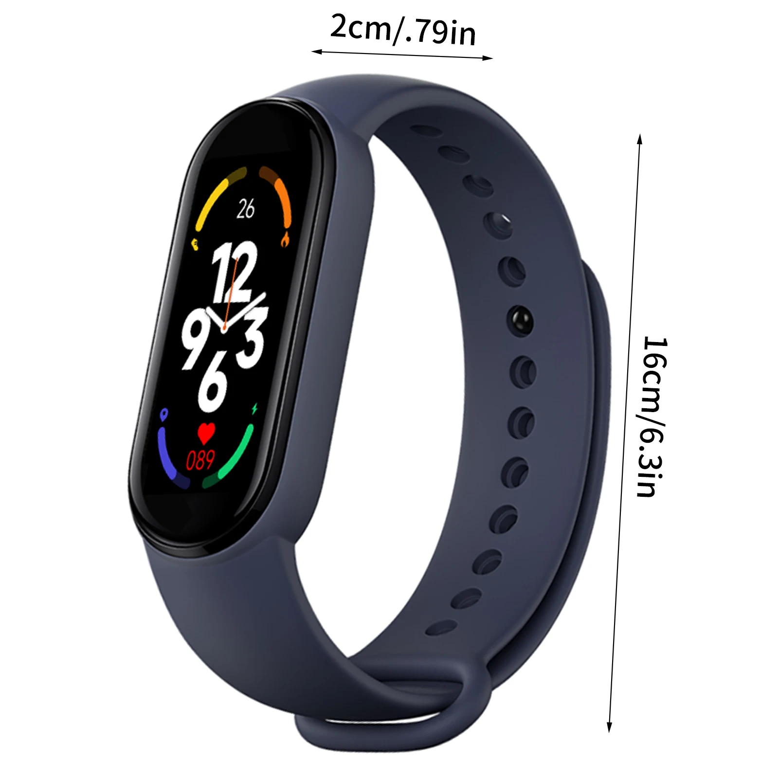 M7 Smart Watch Men Women Smartband Mi M7 Heart Rate Smartwatch Fitness ...
