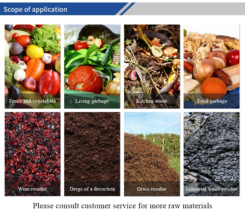 High Efficient Agriculture Machinery Equipment/extractor Juicer/waste Vegetable Shredder And Compost Machine