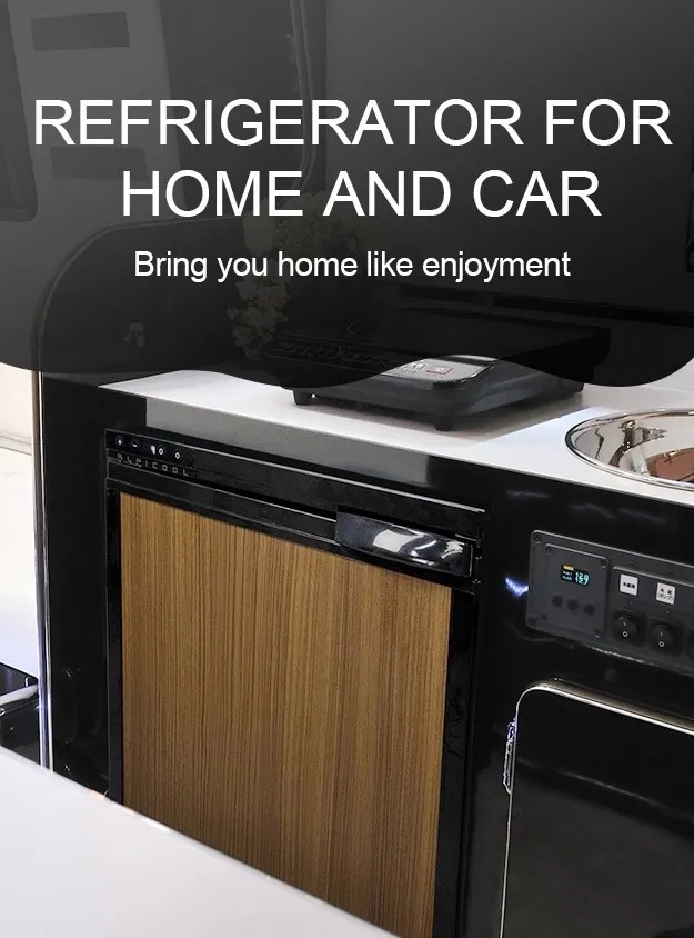 Cr90 Alpicool 90l Rv Refrigerator 12v Compressor Boat Refrigerator ...