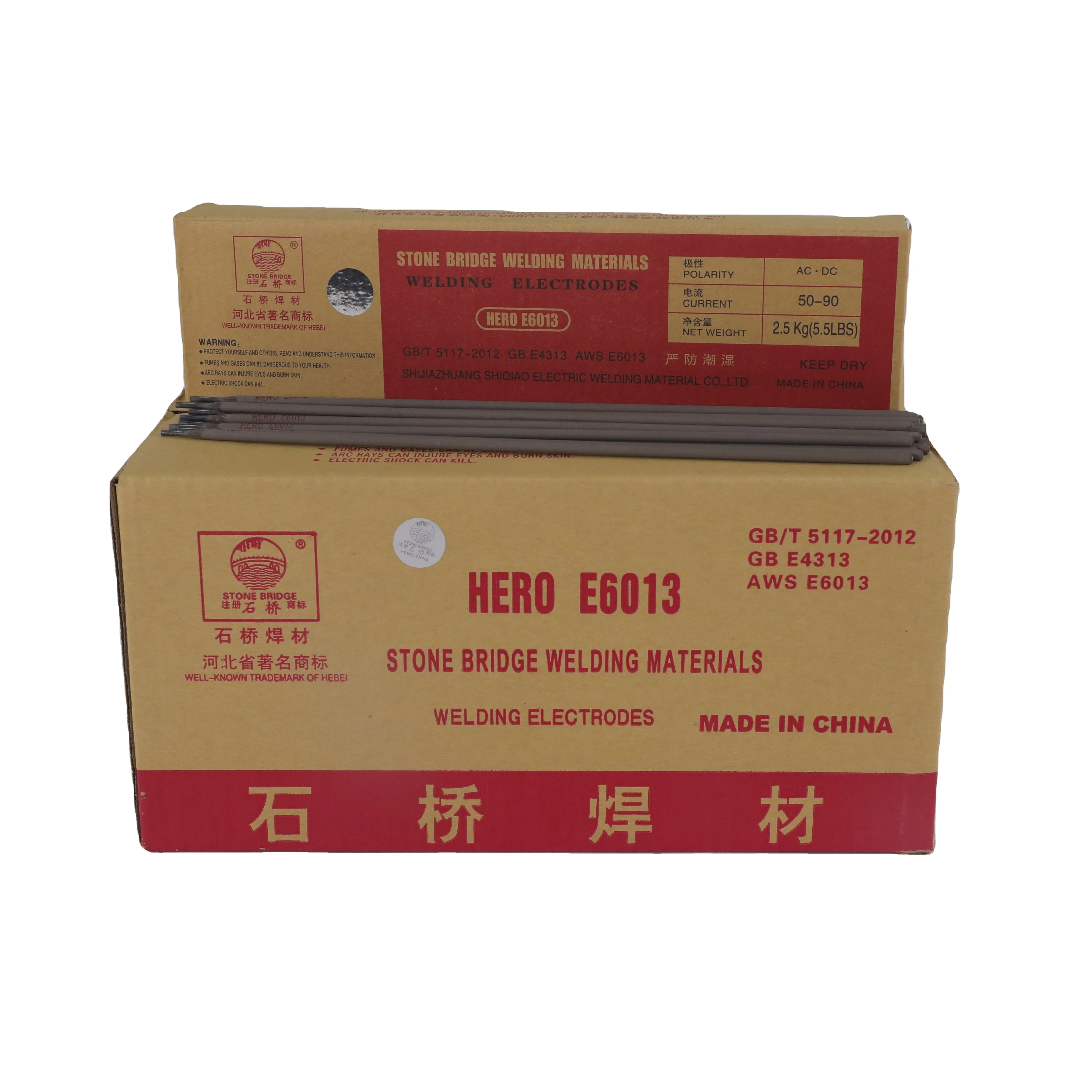 Golden Bridge Quality Low Carbon Mild Steel Welding Electrode