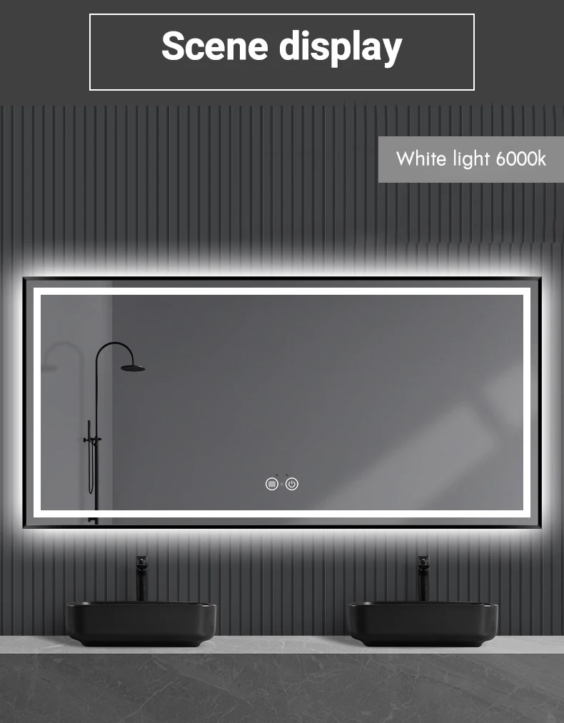 Luxury Hotel Bathroom Magnifying Mirror Led Mirror With Light And Magnifying Glass Led Mirror