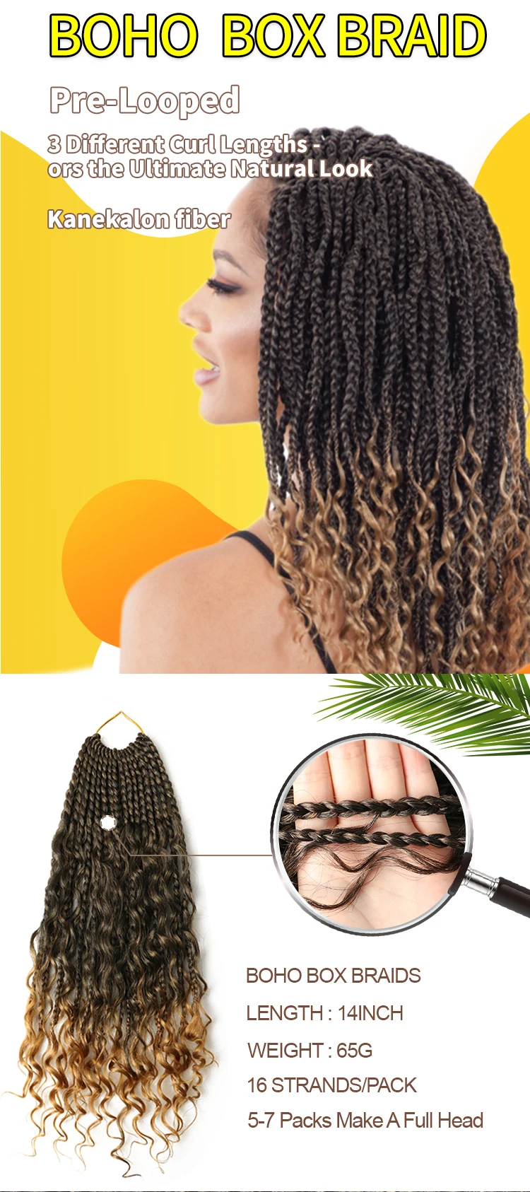 boho box braids crochet