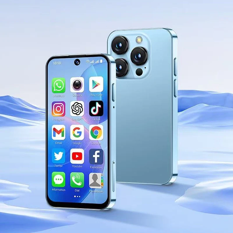 ミニスマートホン 3.88インチ XS19pro 64GB ライトブルー 超ミニ SOYES XS19pro 4G LTE対応 超小型スマートフォン 3.88インチ OLED дисплей