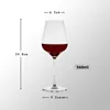 Ultra-fine rod red wine glass 560ML