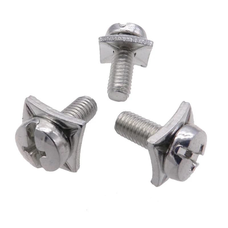 M4X8 Screw With Flat Square Washers Pan Head SEMS Combined Machine Screws Assemble Screw