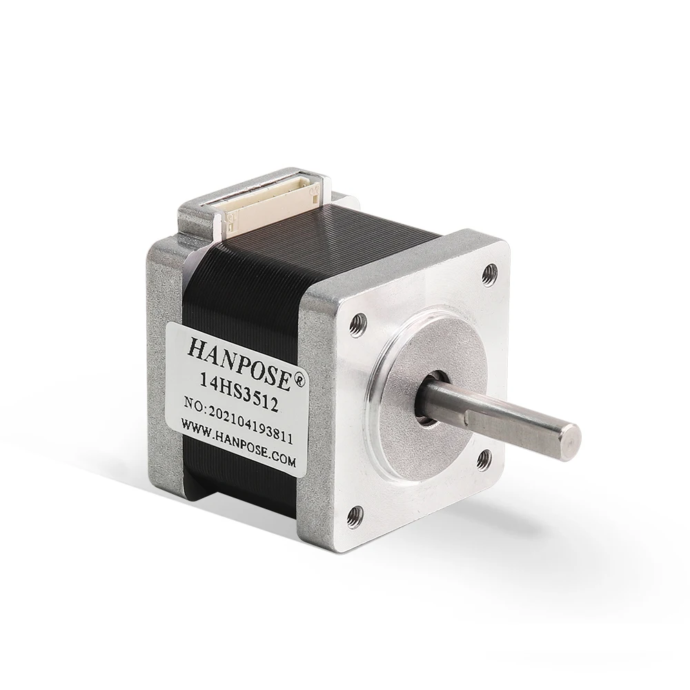 Hanpose 14HS3512 1.8度 1.2A 0.19N・m 12V ステッピングモータコントローラ CNCフライス盤用 12V 35 ステッピングモータ Nema14