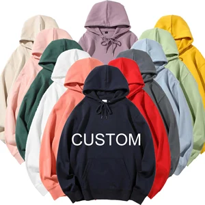 Custom Hoodie Casual Logo Printed Heavyweight Unisex Embroidery Men's Hoodies for Boys
