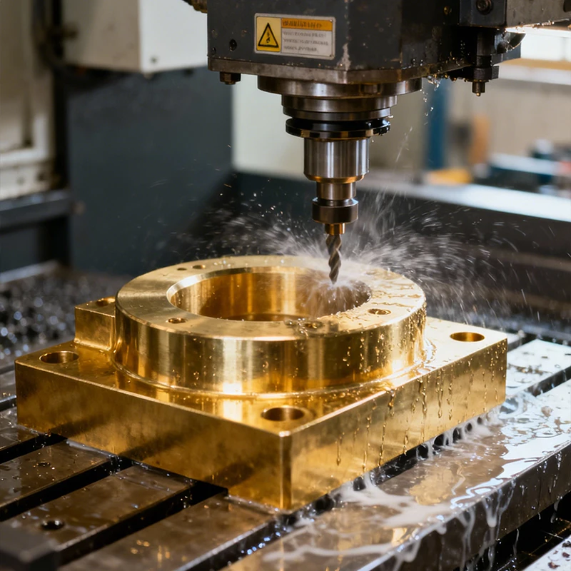 Części mosiężne na zamówienie wykonane metodą CNC