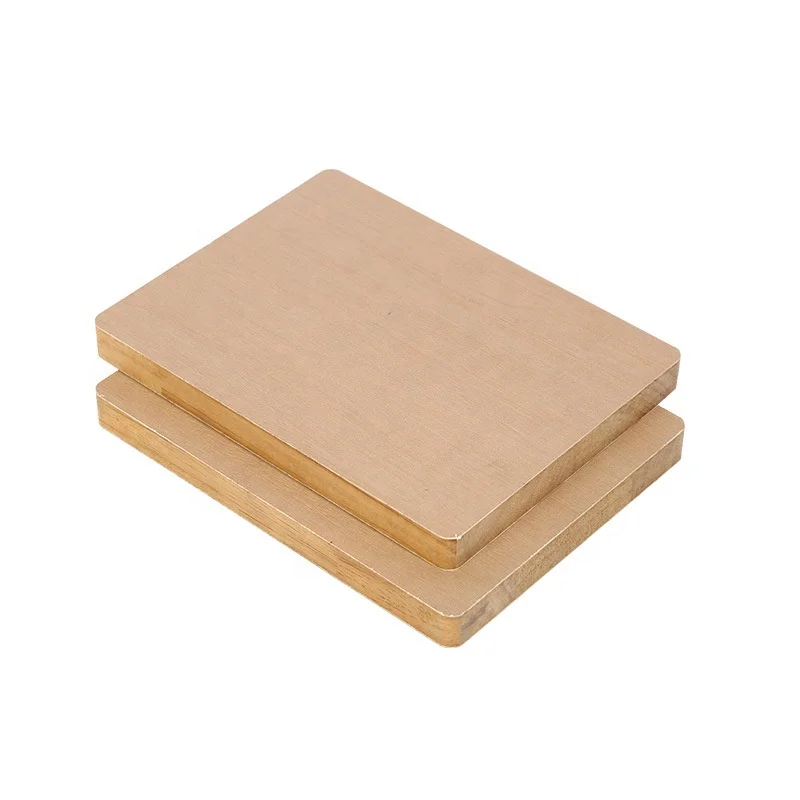 High Strength First Class ENF Glue 1220*2440*25mm Melamine Laminated Rubberwood Board For Kitchen Cabinet supplier