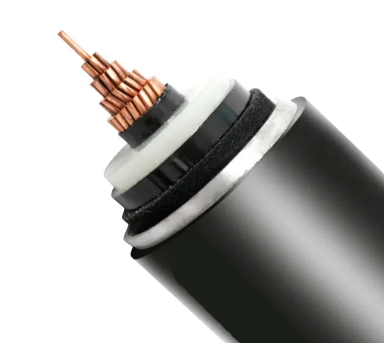 Hot sales high quality YJLW02/H07V-K 240mm2 AC copper conductor corrugated high voltage power cable for construction