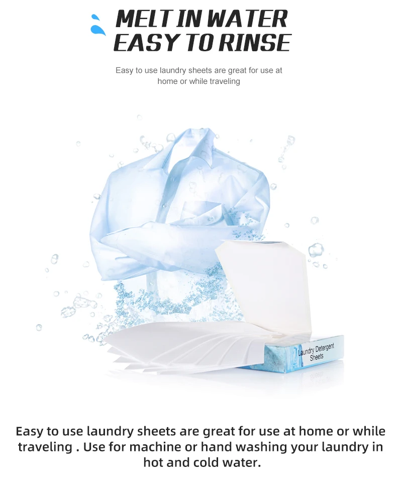 Great Price Biodegradable Detergent Sheet Laundry Safe And Nontoxic