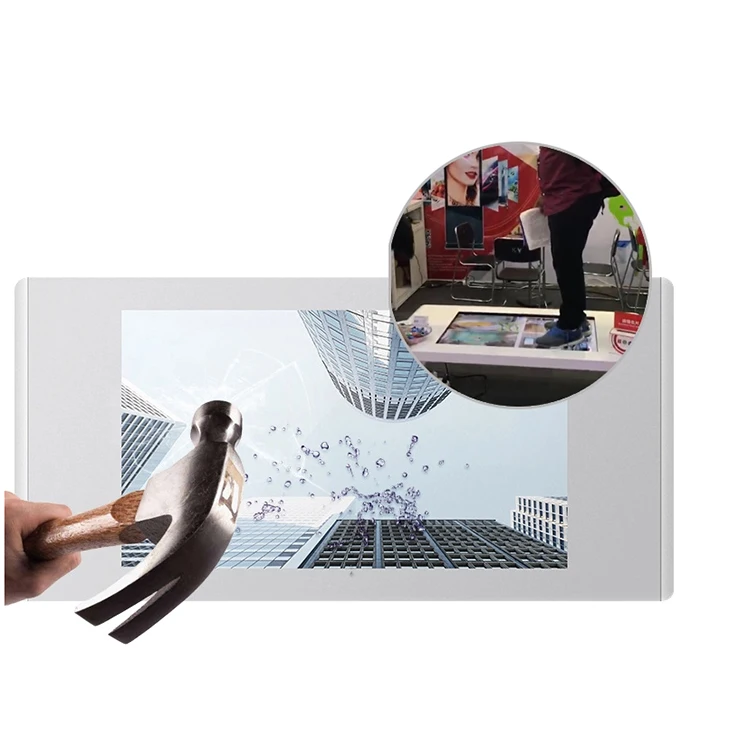 Poling Kiosk Display Android School 43 Inch Smart Coffee Dinning for Hotel Restaurant Taking Order Table Top With Touch Screen