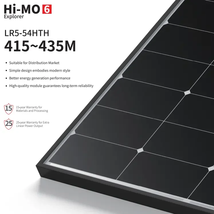 Panneau Solaire 425W Longi HI-MO 6 – Monocristallin BACK CONTACT – Neuf