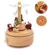 52705024 Carillon natalizio quadrato con fiocco di neve rotante