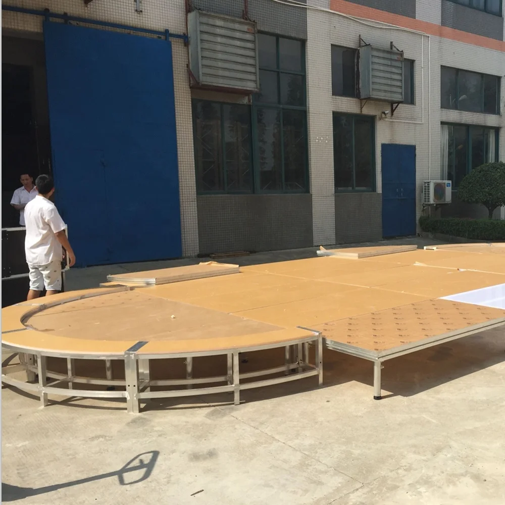 Portable Round Stage X Pole Stage for Pole and Pole Dancing