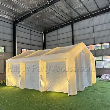 Lighted party large inflatable tent party inflatable nightclub tent for wedding inflatable club party tent with LED