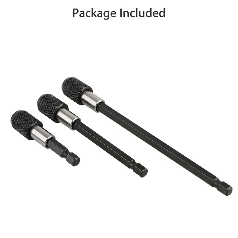1/4 Inch Hex Shank Magnetic Screwdriver Bit Holder 2"(60mm)4"(100mm ) 6 ...