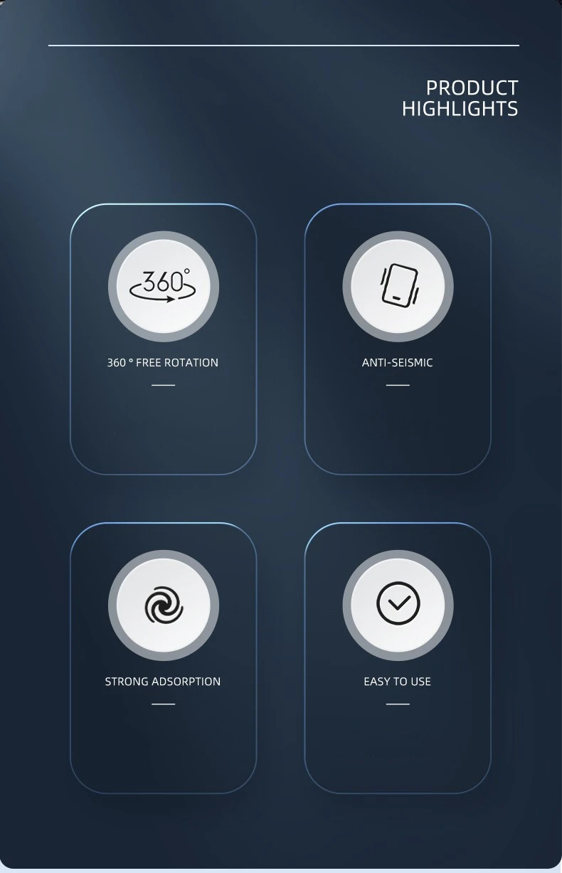 Лидер продаж вращающийся на 360 градусов Автомобильный держатель для телефона лобовое стекло длинная рукоятка нескользящая Автомобильная присоска мобильного автомобильной приборной