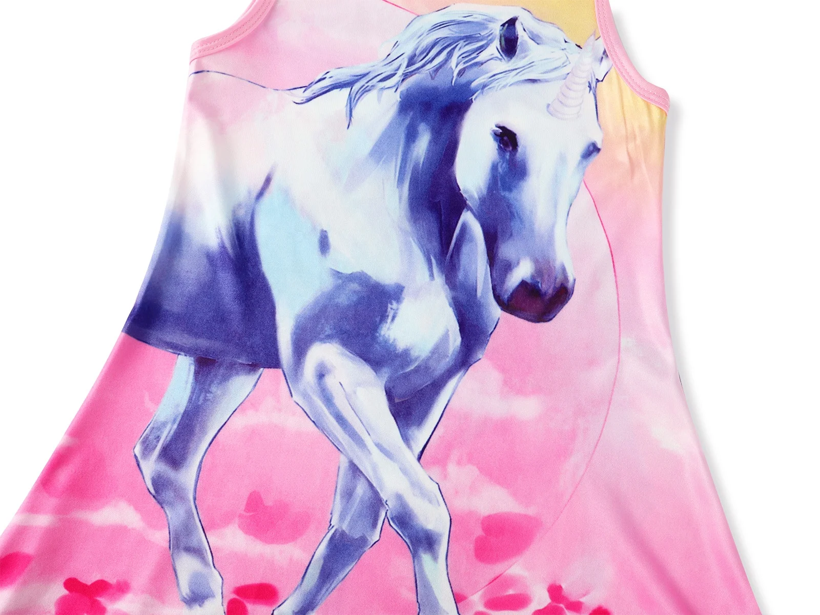 Unicorn Sleeveless Night Dress For Girls Sleepwear Pajama Dresses