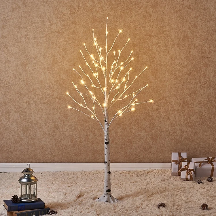 LED Lighted Birch Twig Tree Outdoor Use Twinkle Birch Tree