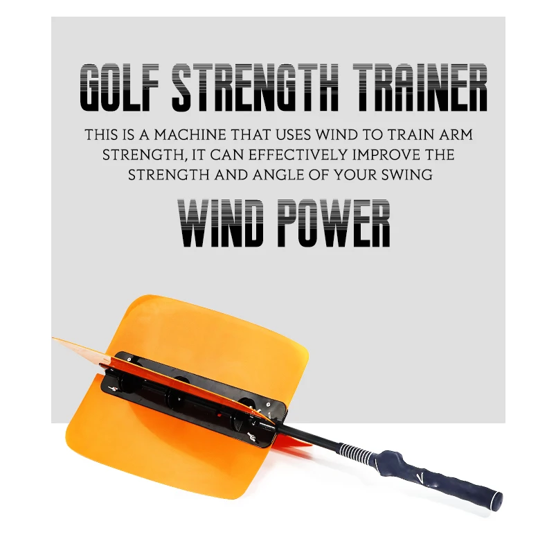 Golf Swing Training Aid Fan Trainer Power Swing Fan Resistance Trainer