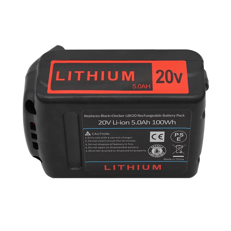 Black and Decker 20V Battery Battery Lbxr20 4.0ah Rechargeable Li-ion  Compatible with Black and Decker Lbx4020 Cordless Drill Battery Electrical  Tools Battery - China Power Tool Battery and Electrical Tools Battery price