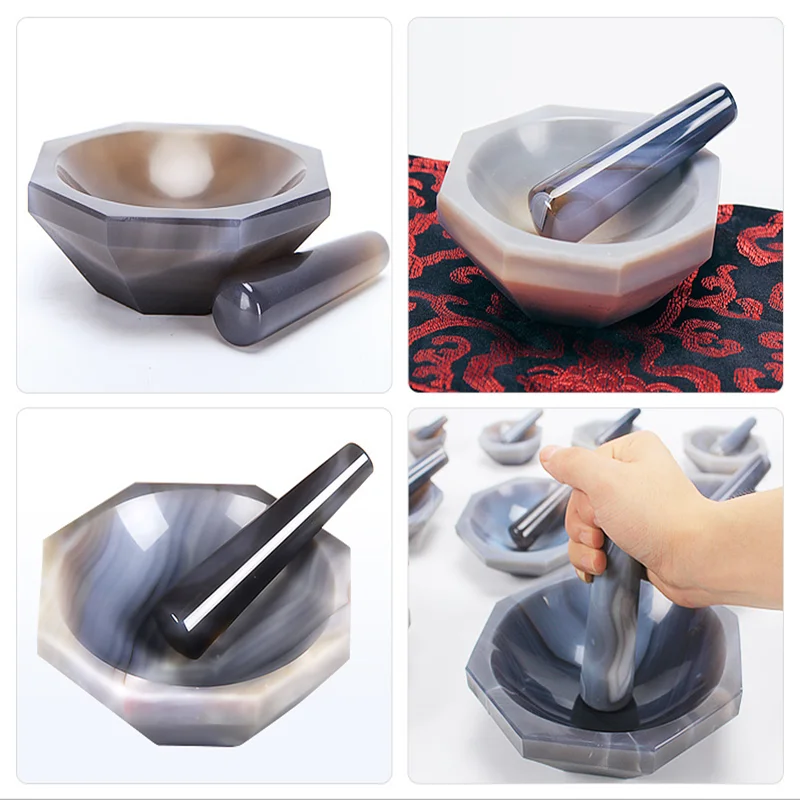 Natural Agate Mortar And Pestle Set For Lab Use 1 Buyer Highquality