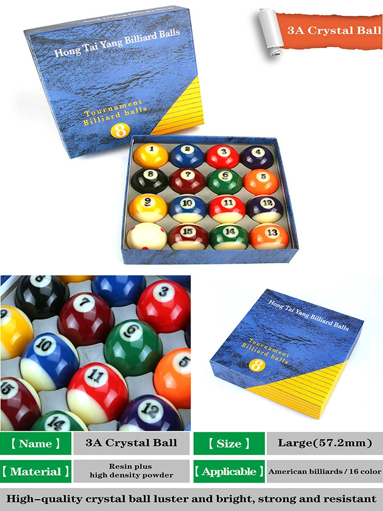 Изысканный набор мячей, Бильярдные кии, бильярдный мяч для снукера