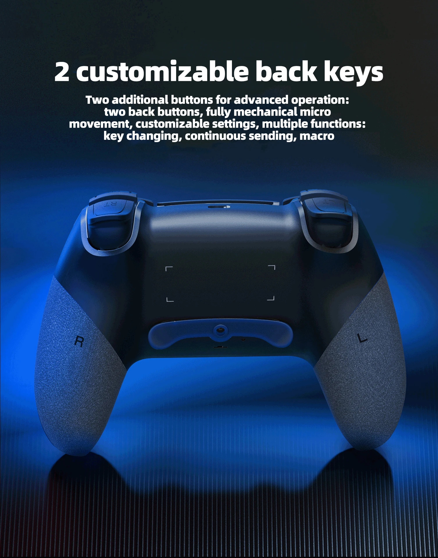 Elite Wireless Game Controller Dual Vibration Programmable Button Six