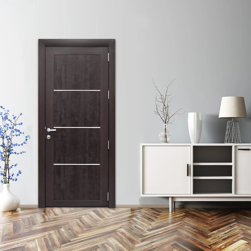 Belsonwpc Eco-Friendly PVC Composite Door China's Hot Sale Waterproof Main Door Finished Wpc Door for Interior Bathroom Bedroom