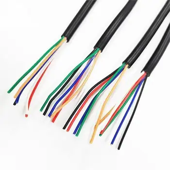 Awm 2464 80c 300v 28awg 26 Awg 22awg 18awg 2 3 4 5 6 7 8 9 10 Core Pvc Insulation Ul2464 Cable