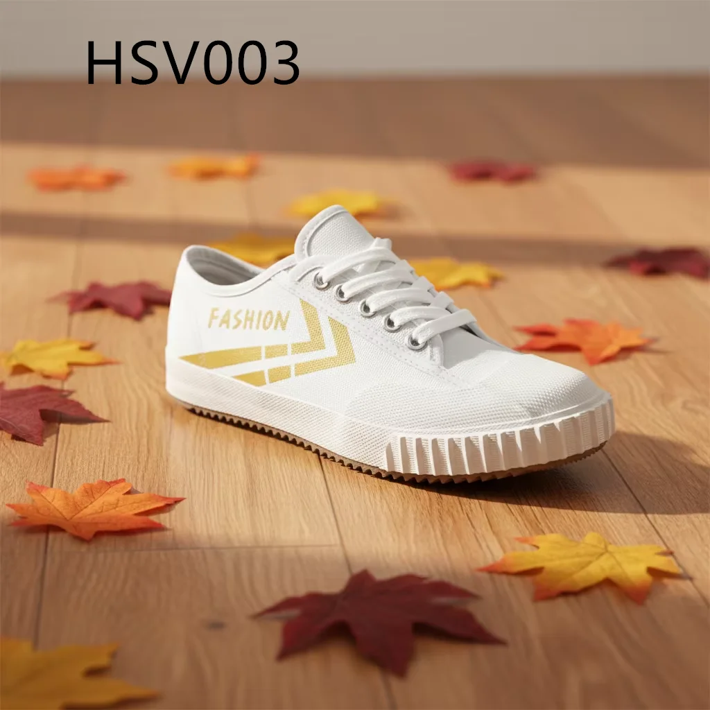 LXG,Lounging Walking Casual White Canvas Sneakers with Shoelace Durable Vulcanized Rubber Outsole School Panel Shoes HSV003